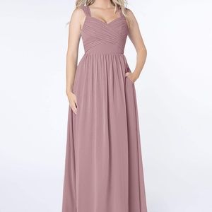 Azazie raine dusty rose size A4